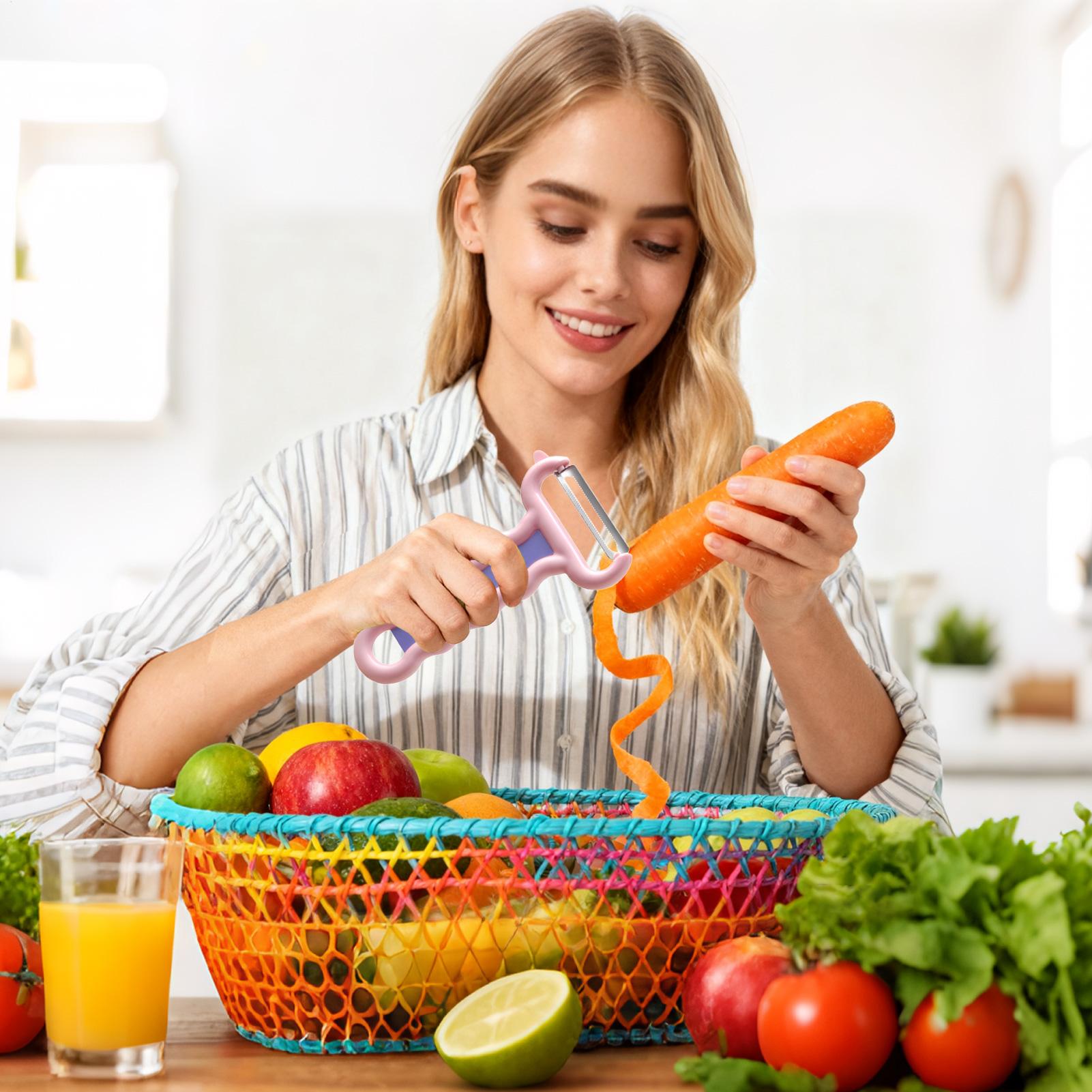 Kitchen Gadgets For Men - مقشرة الخضار المحمولة باليد، أداة مطبخ