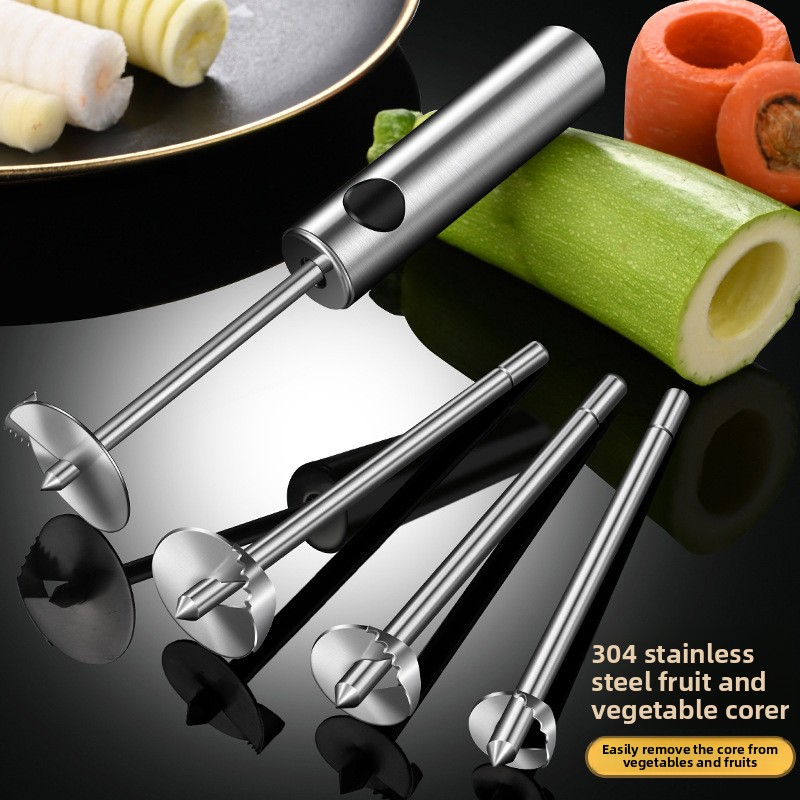 Kitchen Gadgets Set - مجموعة أدوات مطبخ: قطاعة خضروات حلزونية،