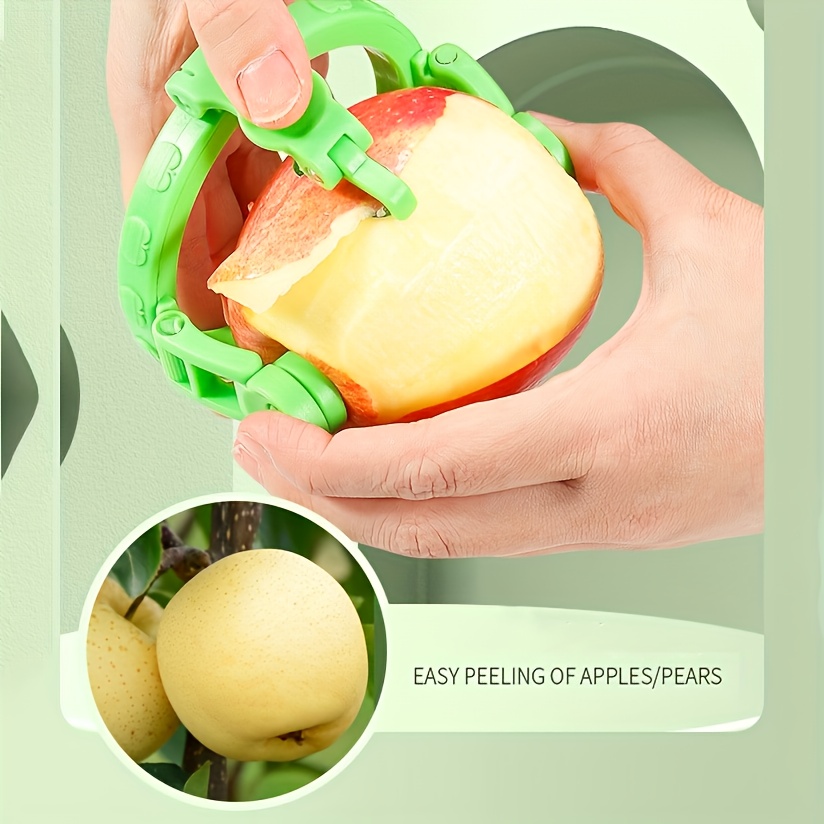 Kitchen Gadgets Gift Ideas - أدوات الفواكه والخضروات مقشرة دوارة محمولة