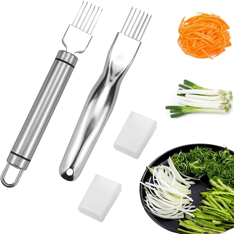 Kitchen Gadgets Green - الفولاذ المقاوم للصدأ المفروم البصل الأخضر