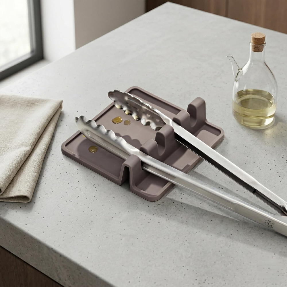 Kitchen Gadgets Gift Ideas - حامل ملاعق من السيليكون المقاوم للحرارة