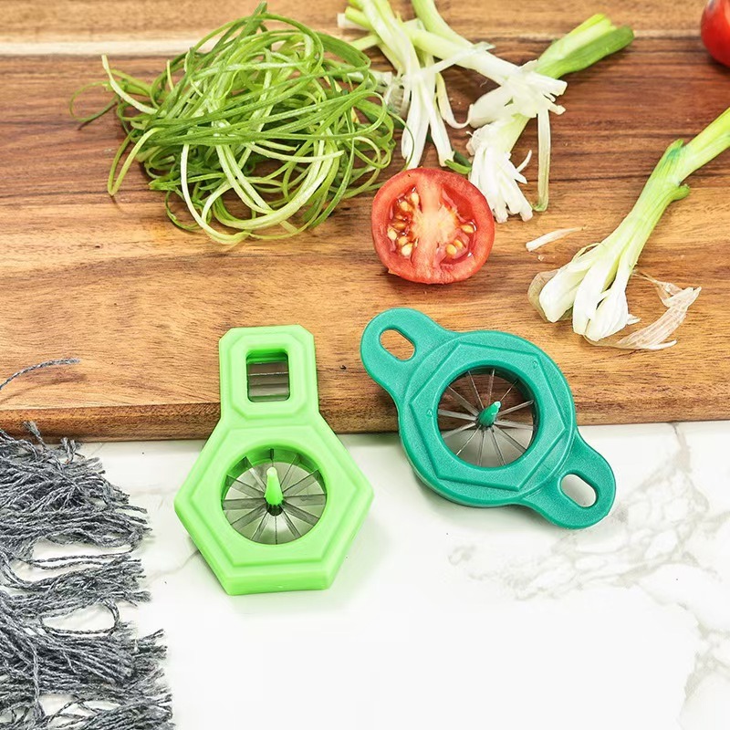 Kitchen Gadgets Drawing - البصل الأخضر القاطع الفولاذ المقاوم للصدأ