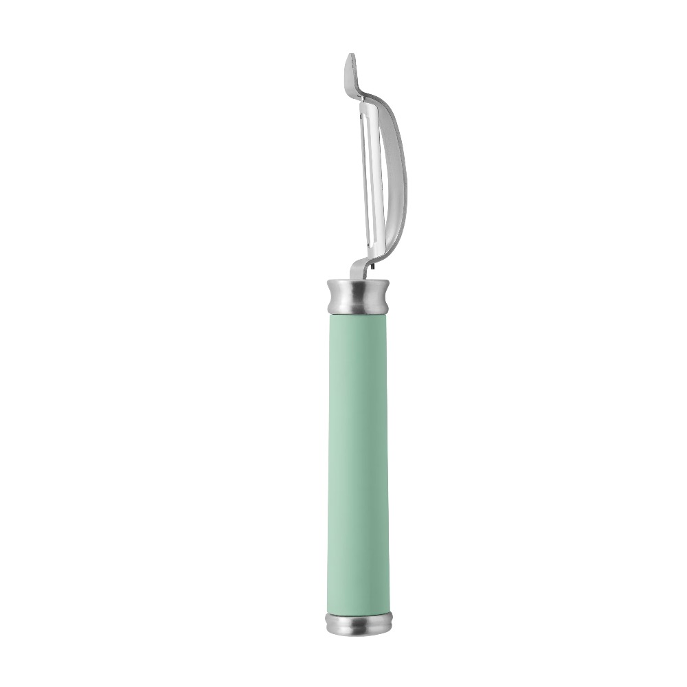 Kitchen Gadgets Green - مقشرة خضروات من الفولاذ المقاوم للصدأ،