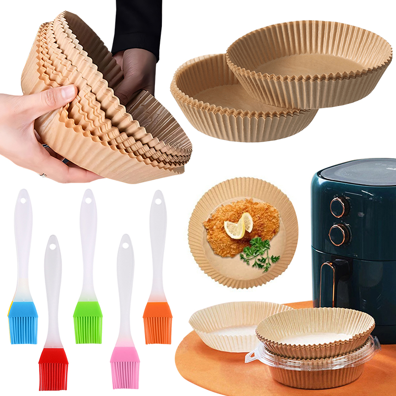 Kitchen Gadgets Set - 50/100 قطعة لوحة الورق المقلاة الهوائية