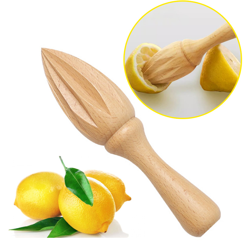 Kitchen Gadgets Made In Usa - مخرطة الحمضيات الخشبية، عصارة ليمون مصنوعة