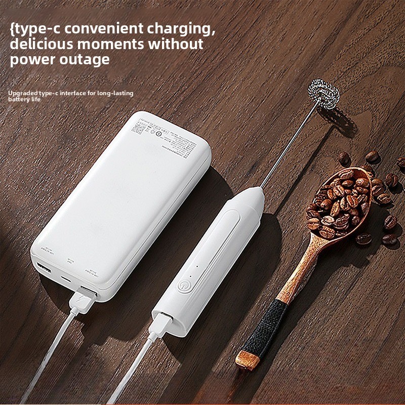Kitchen Gadgets Electronic - خلاط كهربائي لرغوة القهوة والحليب، خفاقة