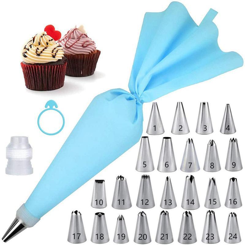 Kitchen Gadgets Set - أدوات تزيين الكيك بالفوهة، معدات الحلويات،