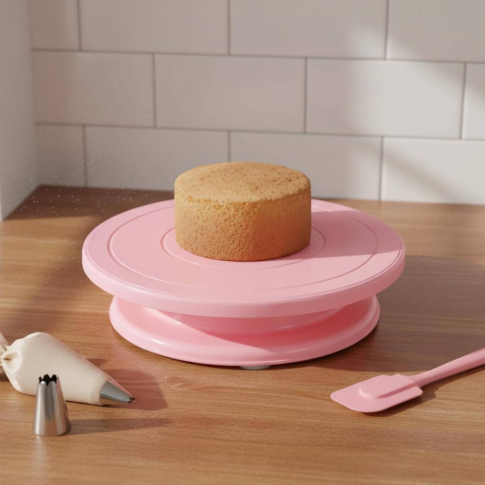 Cake Decorating Turntable - مجموعة قاعدة دوارة للكيك فلويد 360