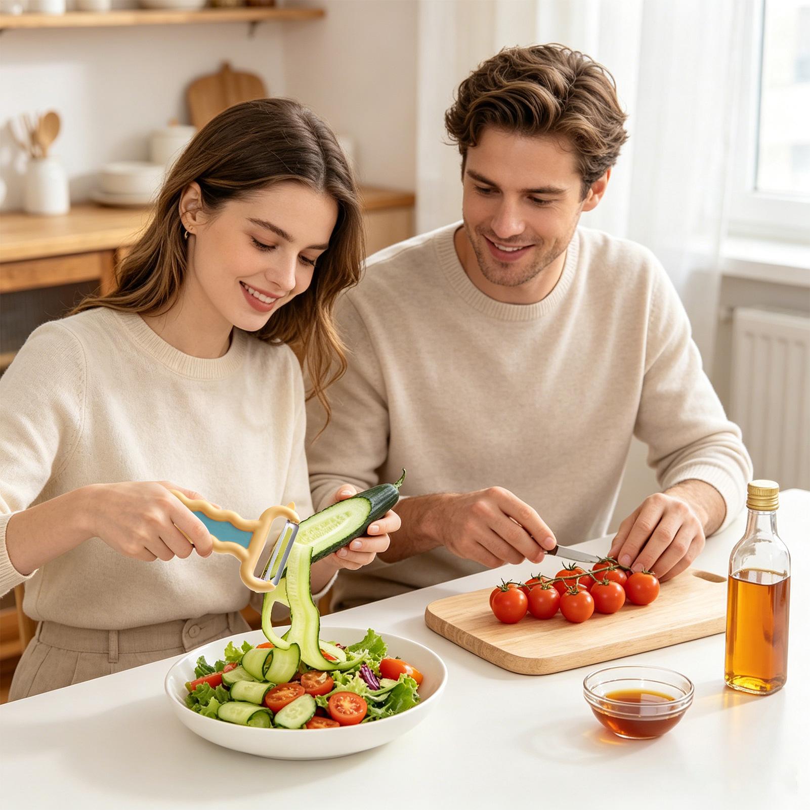 مقشرة الخضار المحمولة باليد، أ - مراجعة Kitchen Gadgets For Men وسعره