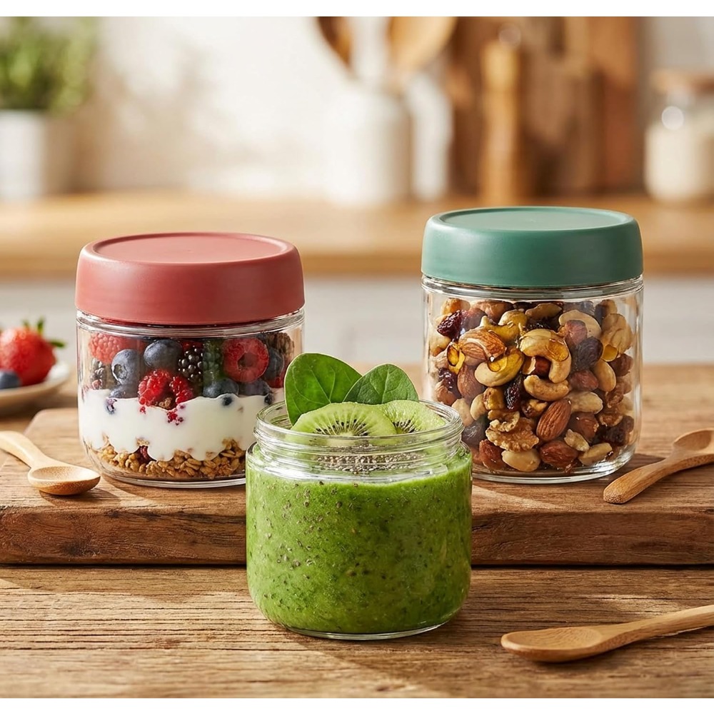 3 عبوات من الأوعية الزجاجية سع - مراجعة Food Storage Containers وسعره