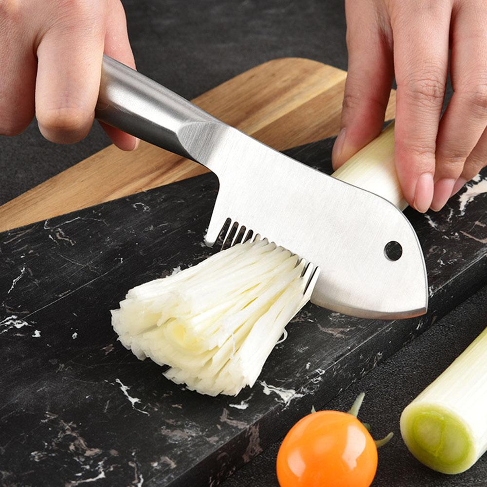 قطاعة بصل أخضر من الفولاذ المق - مراجعة Kitchen Gadgets Green وسعره