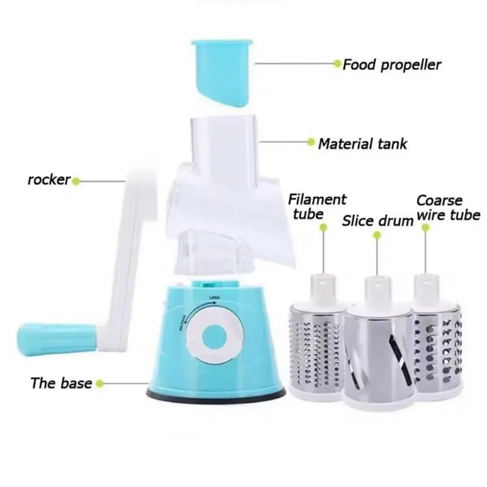 مبشرة دوارة يدوية للجبن والخضر - مراجعة Kitchen Gadgets In China وسعره