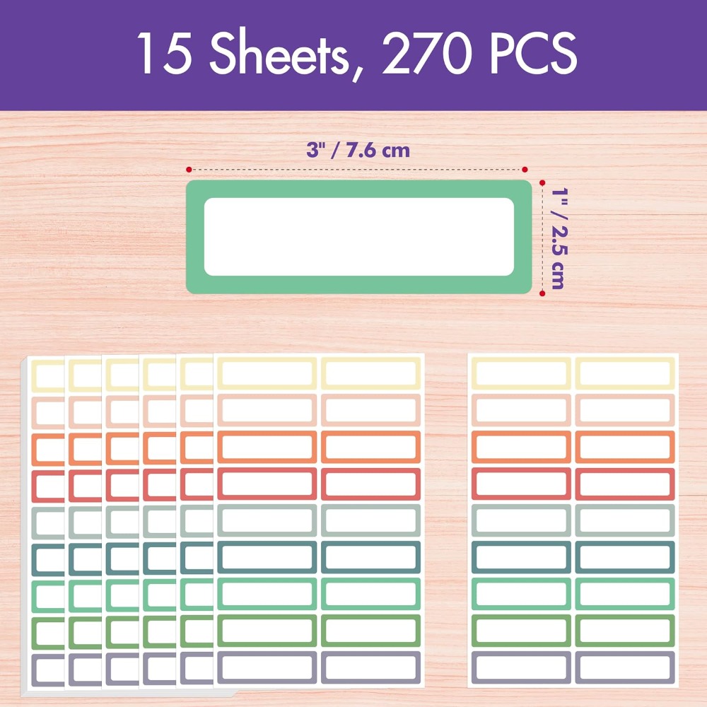 270 قطعة من الملصقات ذاتية الل - مراجعة Food Storage Containers وسعره