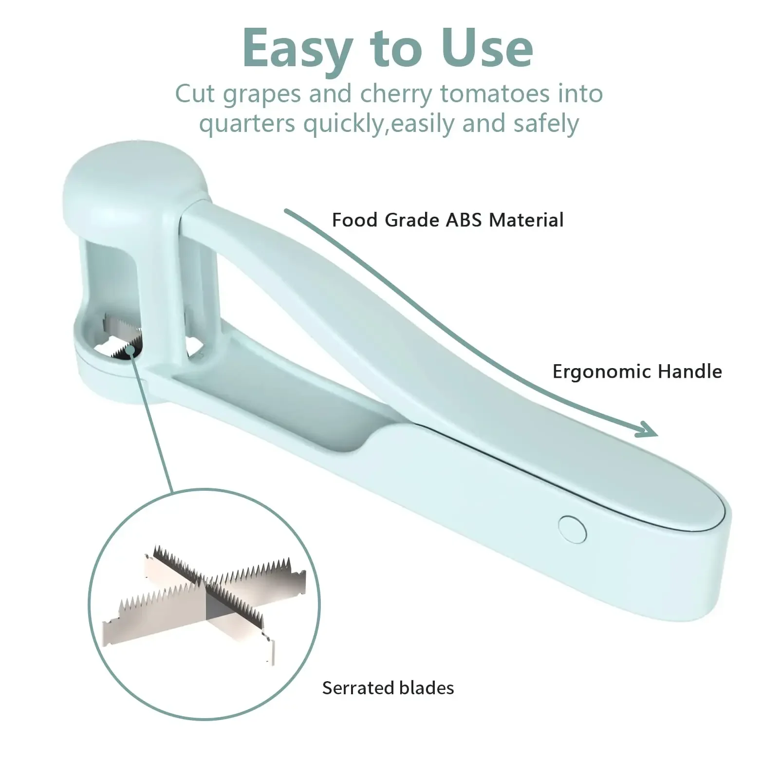 قطاعة عنب أخضر للأطفال الصغار، - مراجعة Kitchen Gadgets Green وسعره
