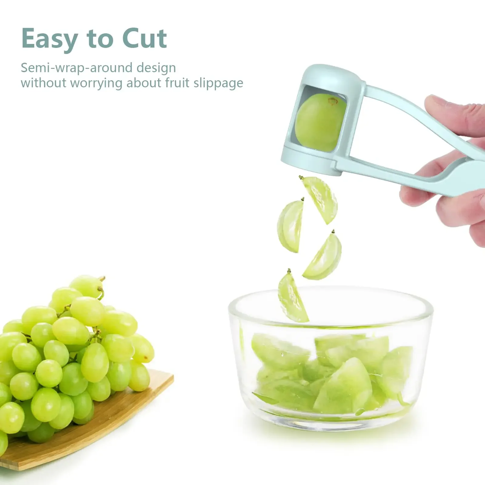 قطاعة عنب أخضر للأطفال الصغار، - مراجعة Kitchen Gadgets Green وسعره