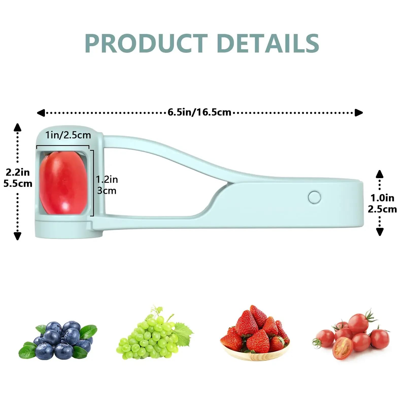 قطاعة عنب أخضر للأطفال الصغار، - مراجعة Kitchen Gadgets Green وسعره