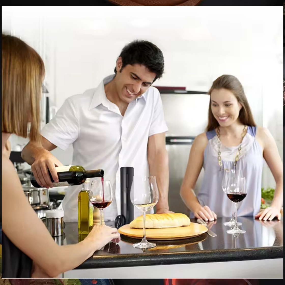 فتاحة زجاجات النبيذ الكهربائية - مراجعة Kitchen Gadgets Electronic وسعره
