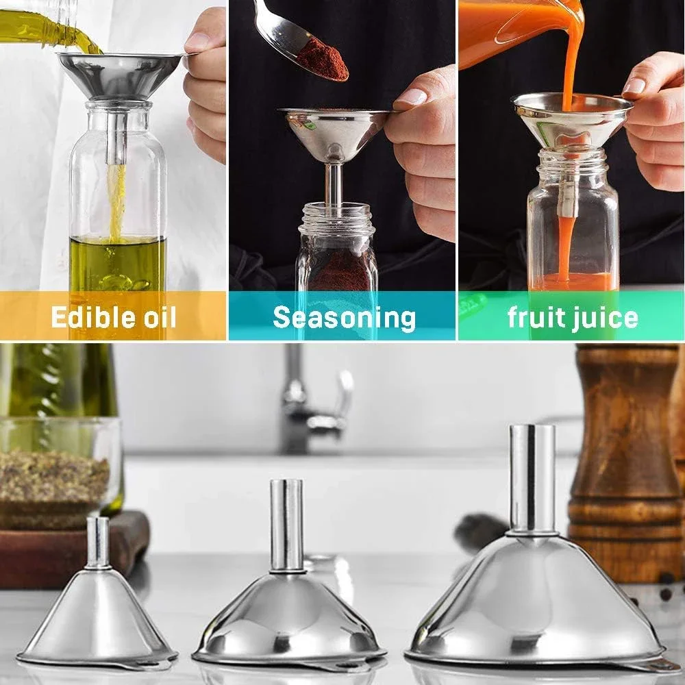 3 قطعة مجموعة قمع المطبخ الفول - مراجعة Quality Kitchen Gadgets وسعره