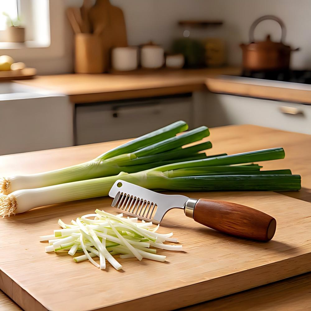 سكين تقطيع البصل الأخضر من الف - مراجعة Kitchen Gadgets Green وسعره