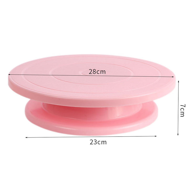 منصة دوارة مضادة للانزلاق لتزي - مراجعة Cake Decorating Turntable وسعره