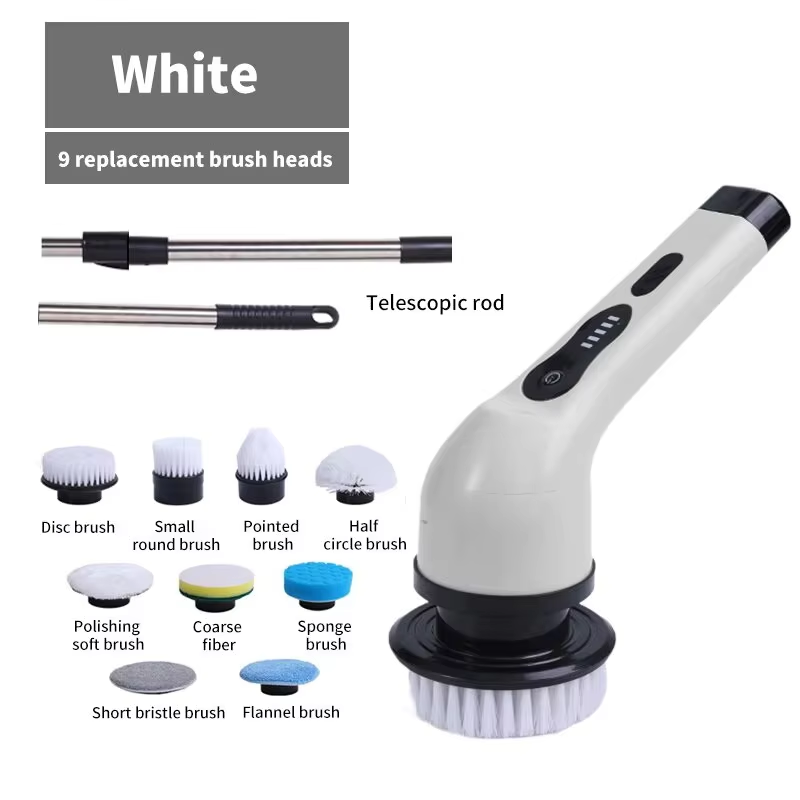 فرشاة تنظيف كهربائية 9 في 1، ف - مراجعة Kitchen Gadgets Electric وسعره