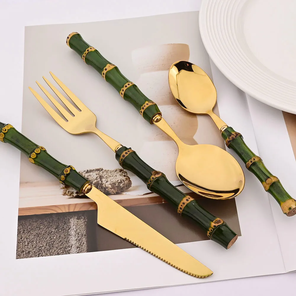 طقم أدوات مائدة من 4 قطع بمقاب - مراجعة Kitchen Gadgets Green وسعره