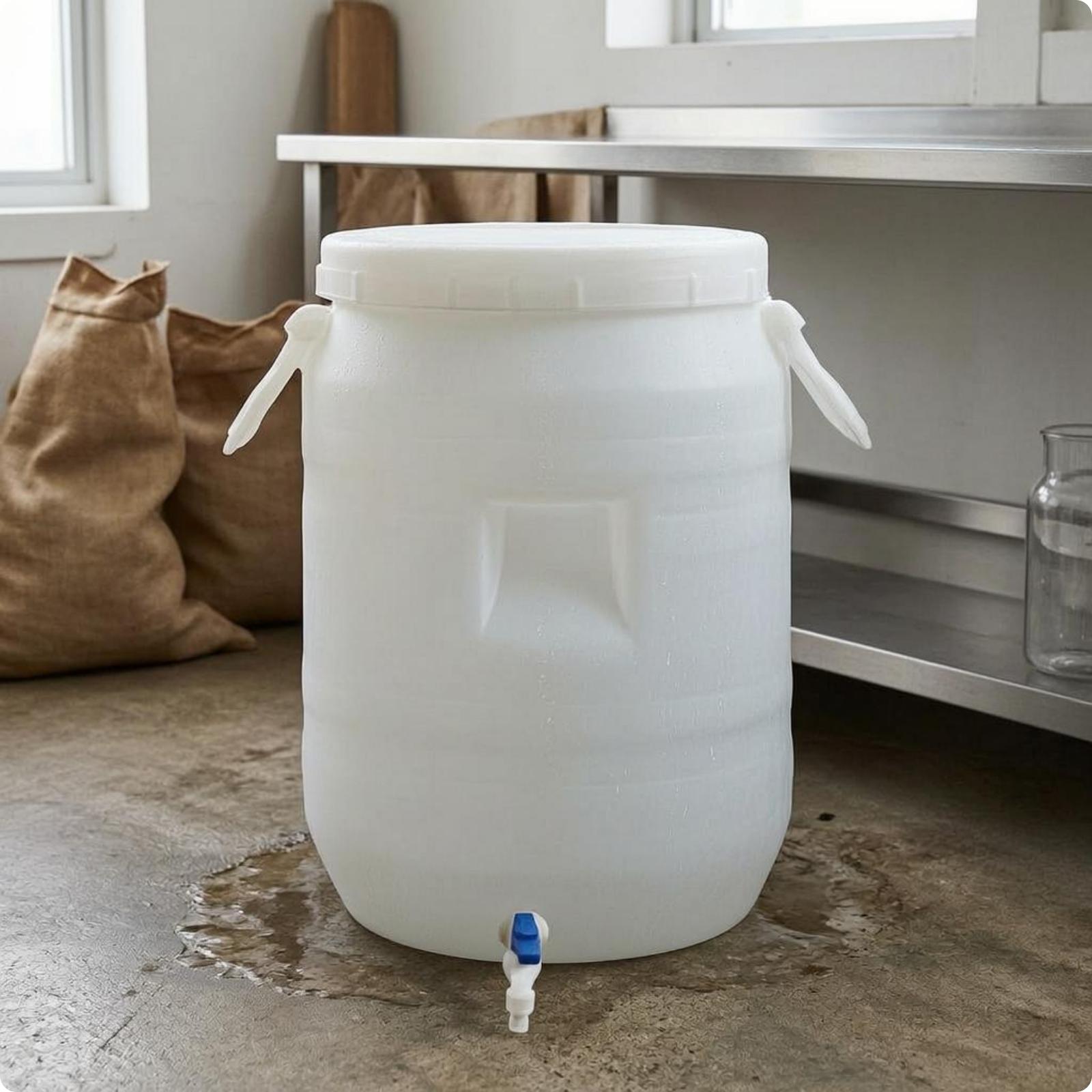 برميل تخزين بلاستيكي متين وسمي - مراجعة Food Storage Containers وسعره