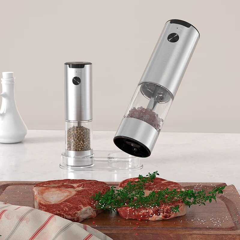 مطحنة فلفل وملح كهربائية أوتوم - مراجعة Kitchen Gadgets Electronic وسعره