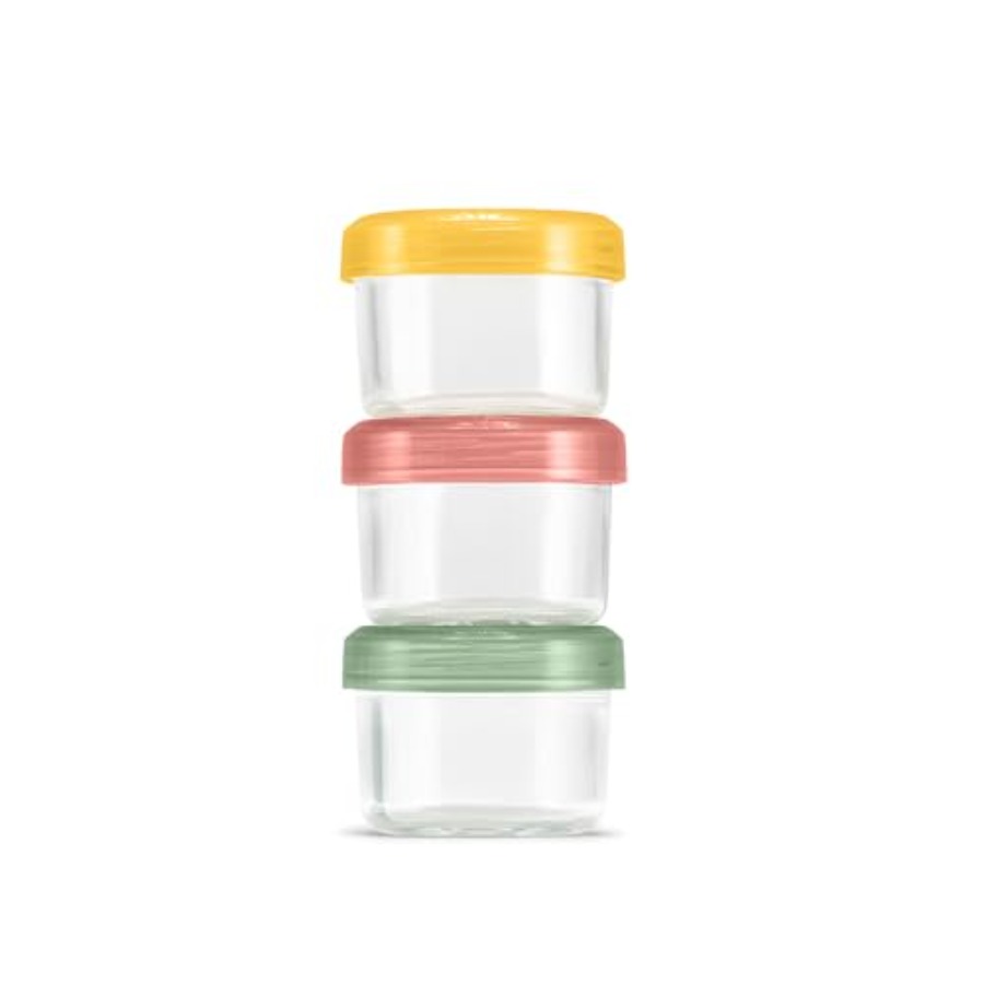 أطقم زجاجية لحفظ الطعام بألوان - مراجعة Food Storage Containers وسعره