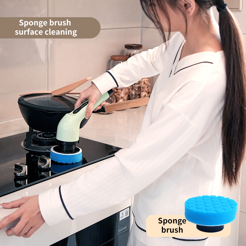 فرشاة تنظيف كهربائية لاسلكية م - مراجعة Kitchen Gadgets Electronic وسعره