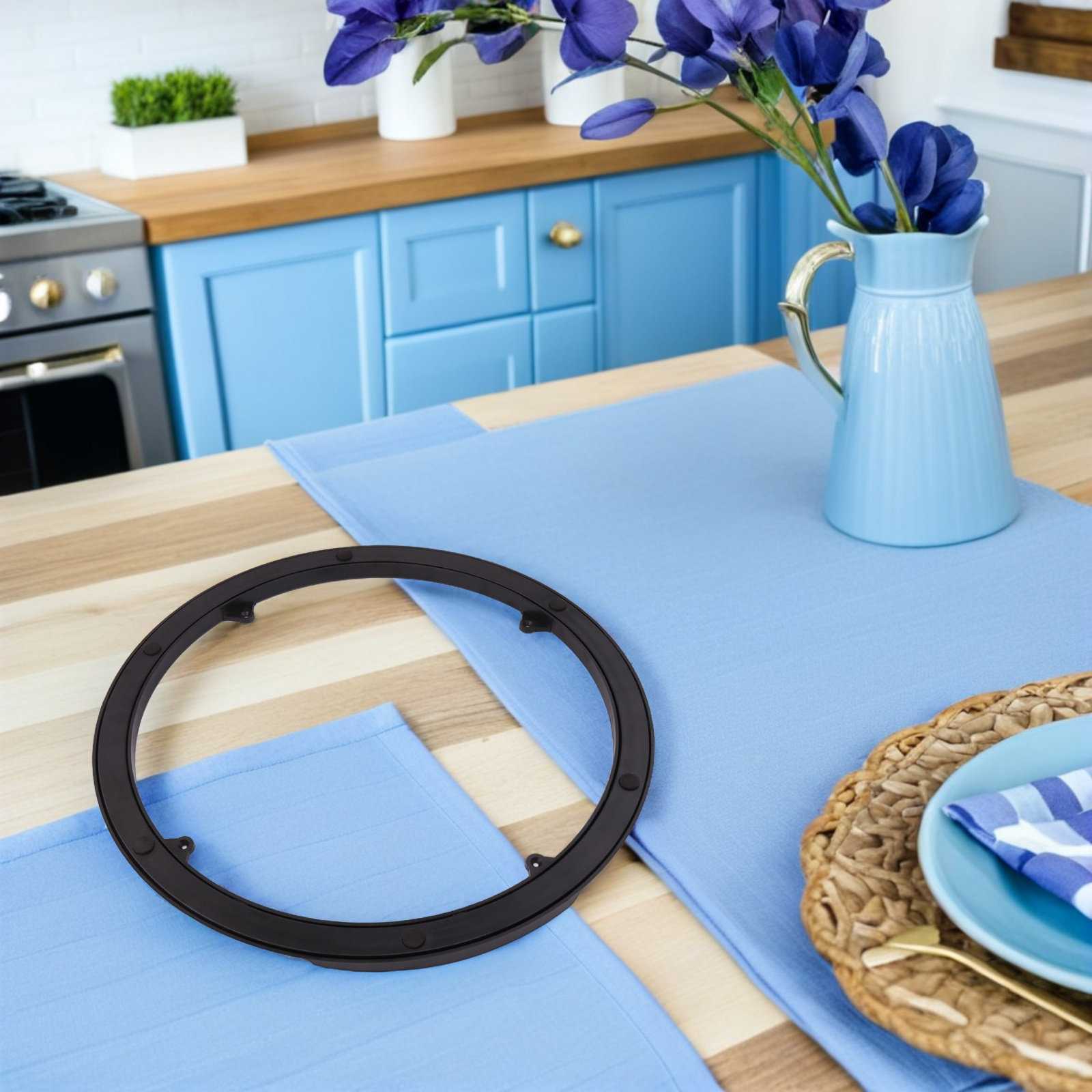 قاعدة دوارة صامتة بقطر 40 سم،  - مراجعة Cake Decorating Turntable وسعره