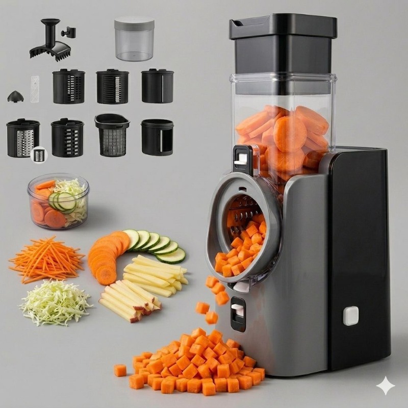قطاعة خضروات كهربائية 220 فولت - مراجعة Kitchen Gadgets Electric وسعره