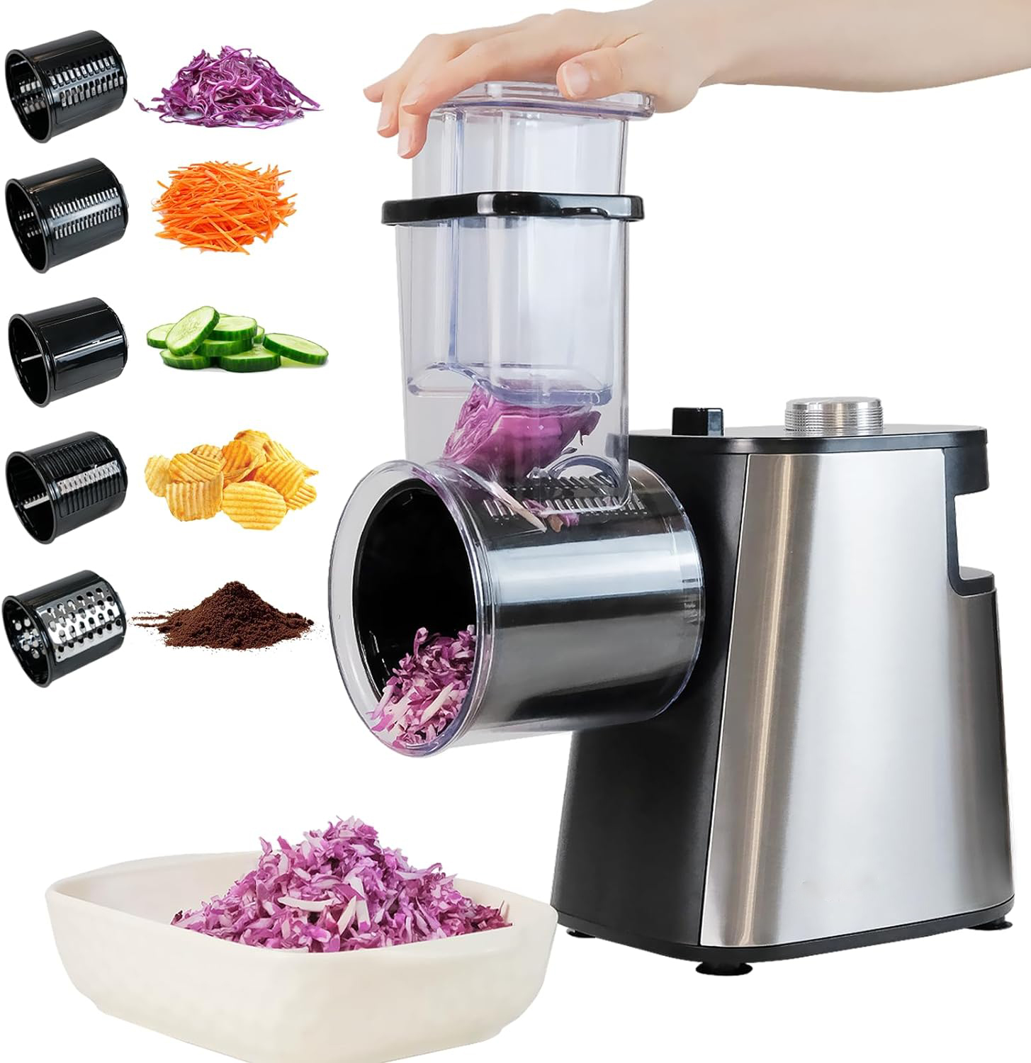 قطاعة الطعام، مبشرة الجبن، أدا - مراجعة Kitchen Gadgets Electric وسعره