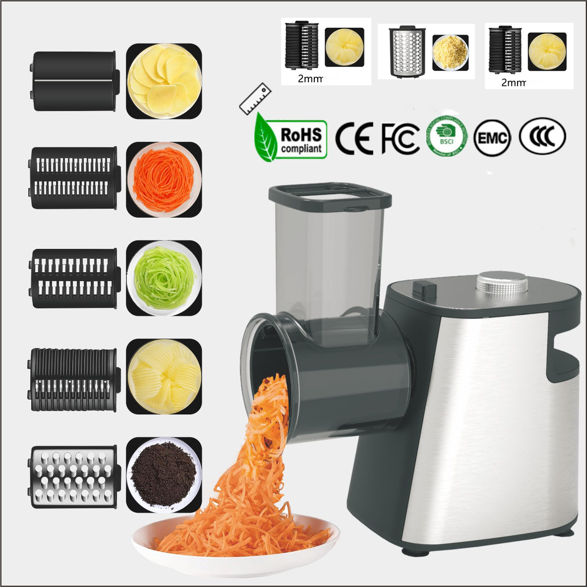 قطاعة الطعام، مبشرة الجبن، أدا - مراجعة Kitchen Gadgets Electric وسعره