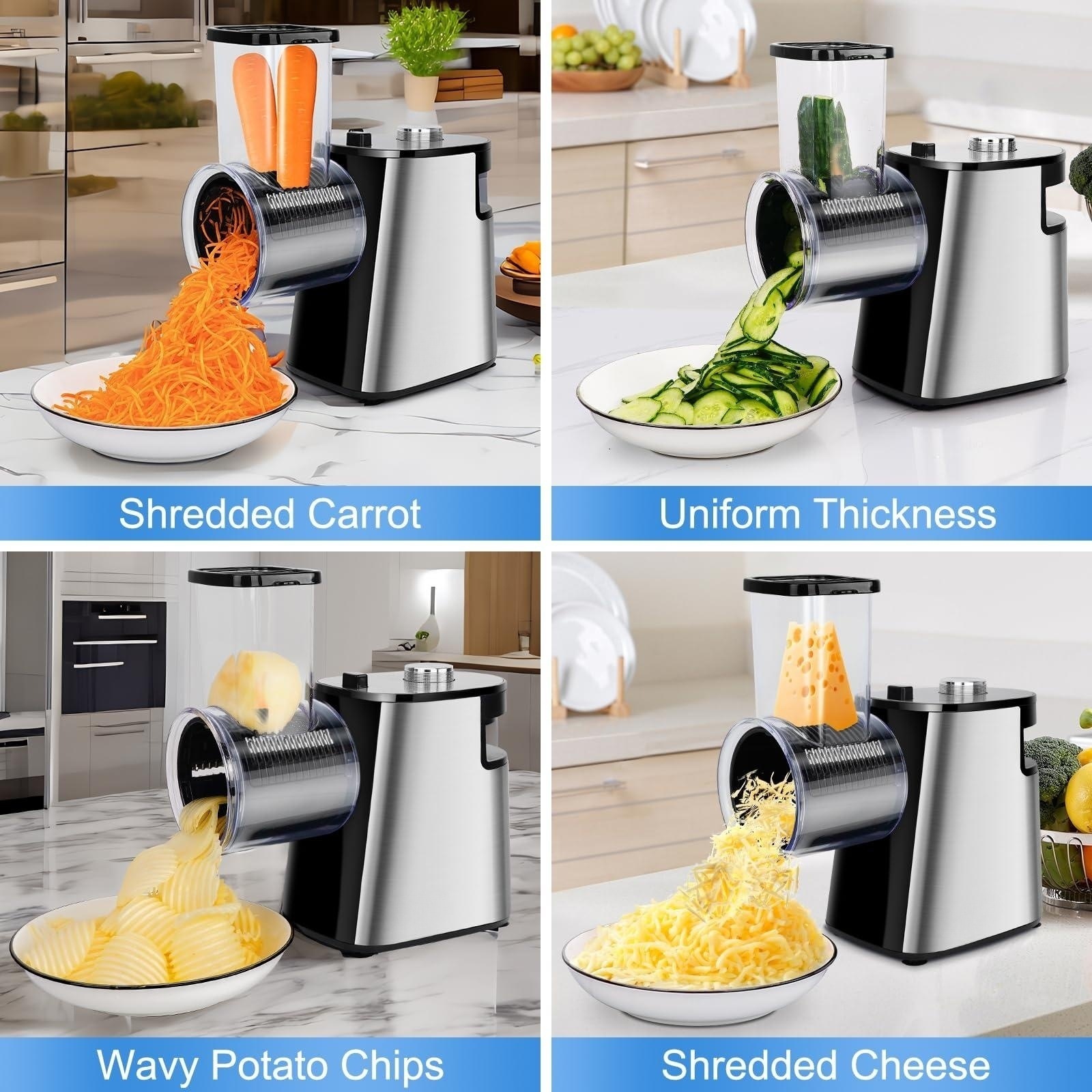 قطاعة الطعام، مبشرة الجبن، أدا - مراجعة Kitchen Gadgets Electric وسعره