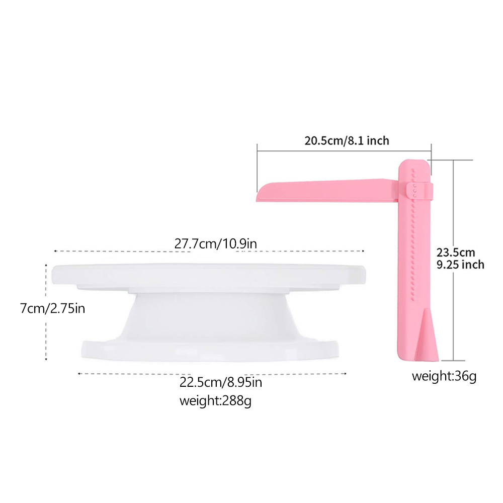البلاستيك كعكة الدوار أدوات ال - مراجعة Cake Decorating Turntable وسعره