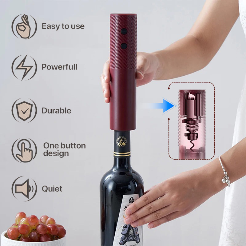 فتاحة زجاجات النبيذ الكهربائية - مراجعة Kitchen Gadgets Electronic وسعره