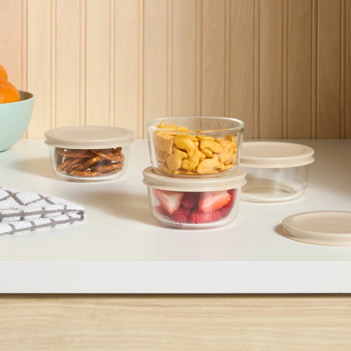 مجموعة من 8 قطع (4 أوعية) حاوي - مراجعة Food Storage Containers وسعره