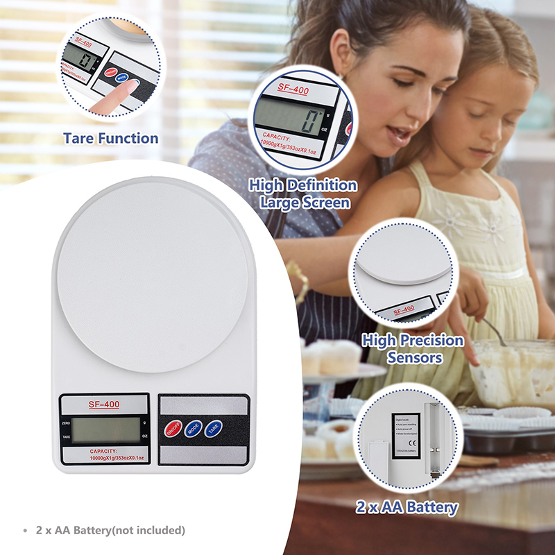 ميزان مطبخ رقمي 5 كجم/1 جرام،  - مراجعة Kitchen Gadgets Electronic وسعره