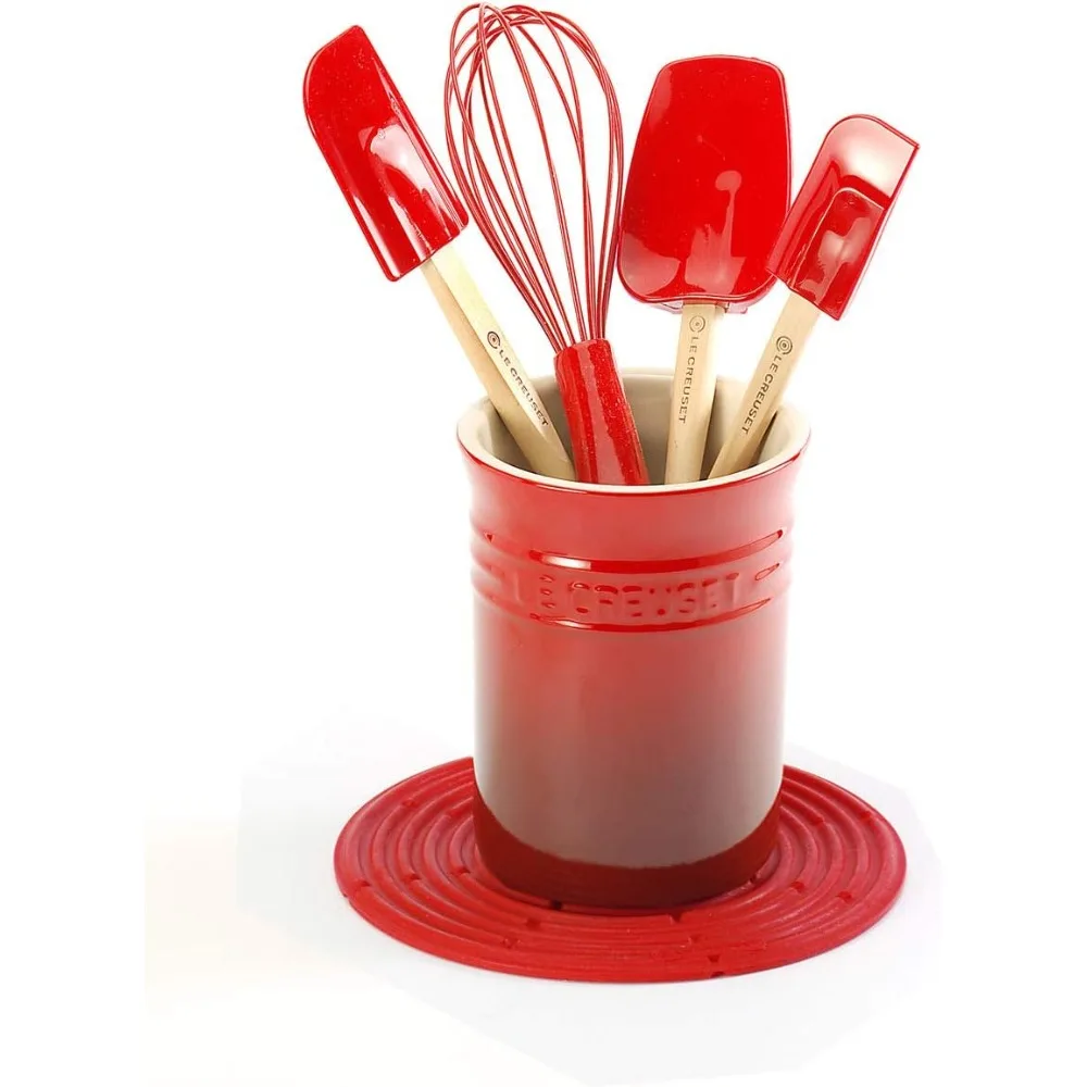 حامل أدوات من الخزف الحجري من  - مراجعة Kitchen Gadgets Gift Ideas وسعره