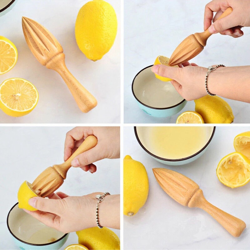 مخرطة الحمضيات الخشبية، عصارة  - مراجعة Kitchen Gadgets Made In Usa وسعره