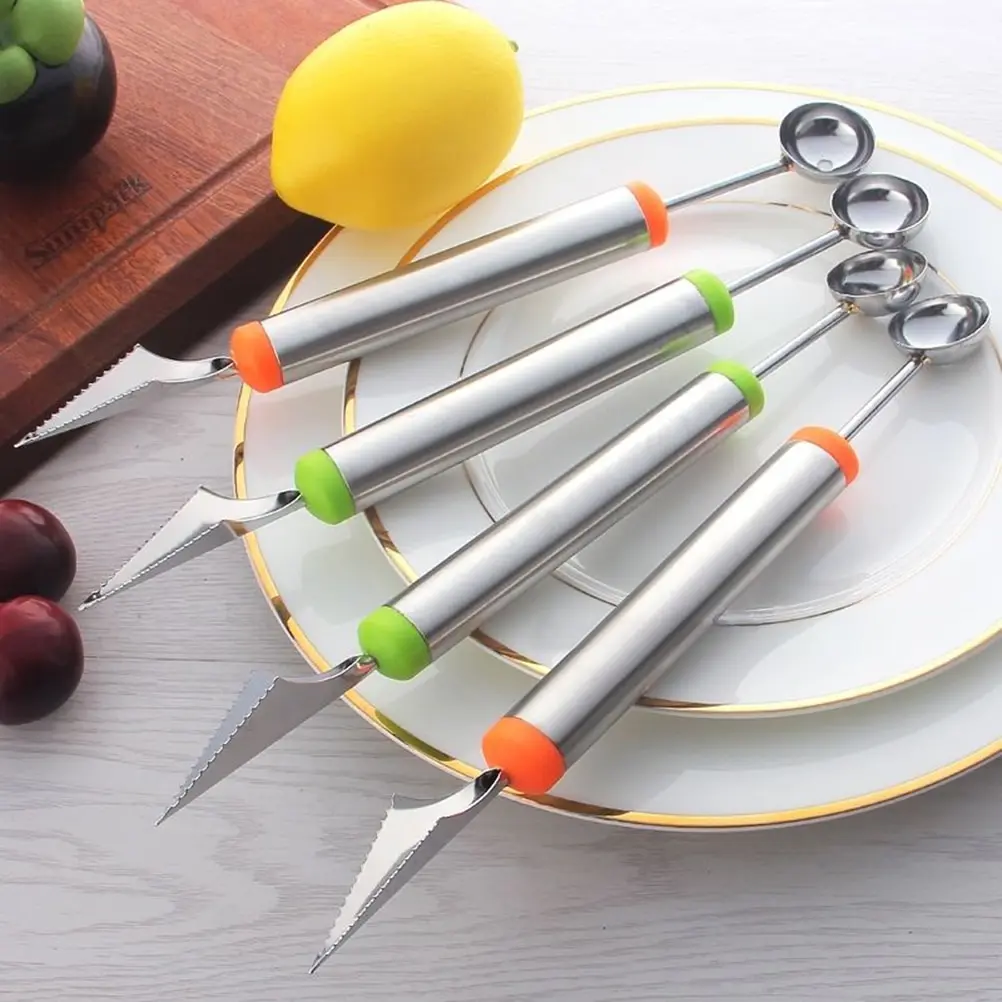 طبق الفاكهة نحت سكين البطيخ با - مراجعة Kitchen Gadgets In China وسعره