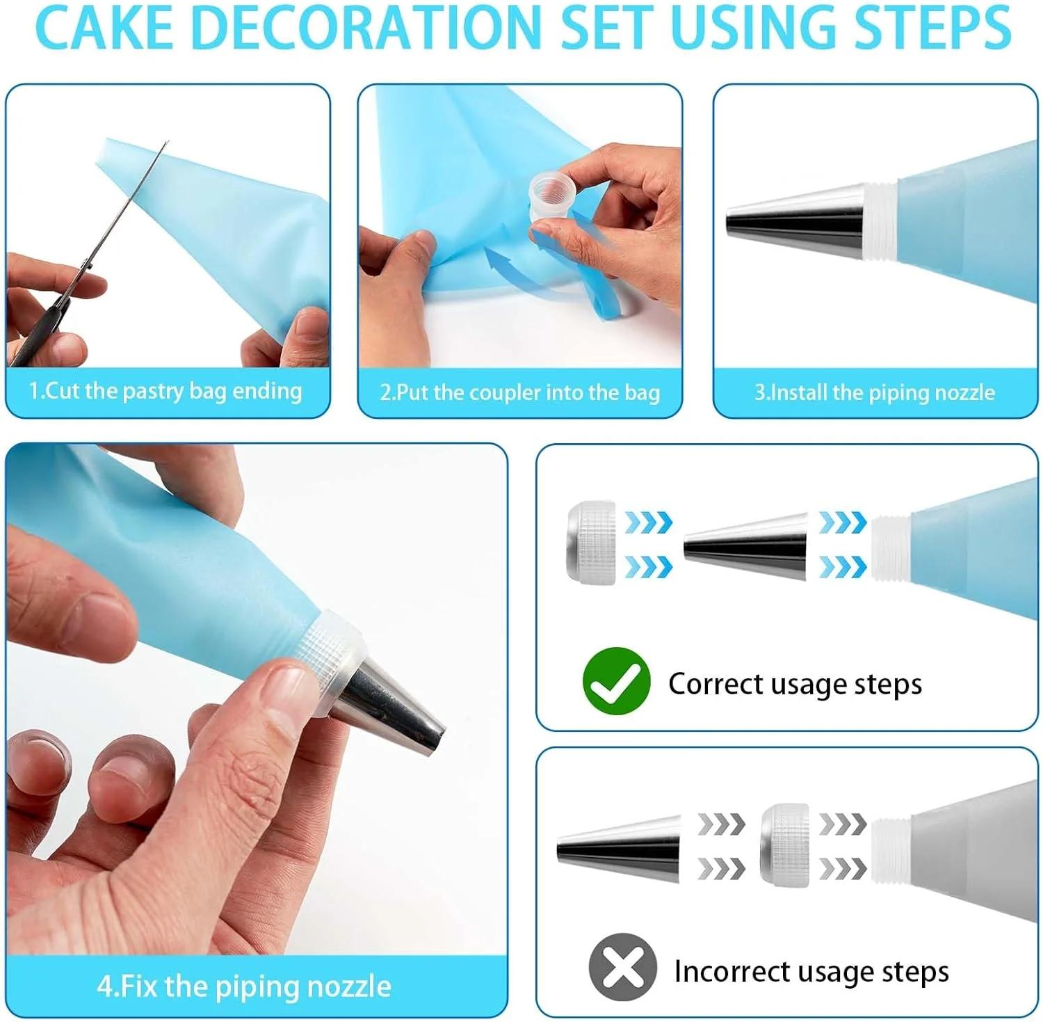 مجموعة تزيين الكيك مع طاولة دو - مراجعة Cake Decorating Turntable وسعره