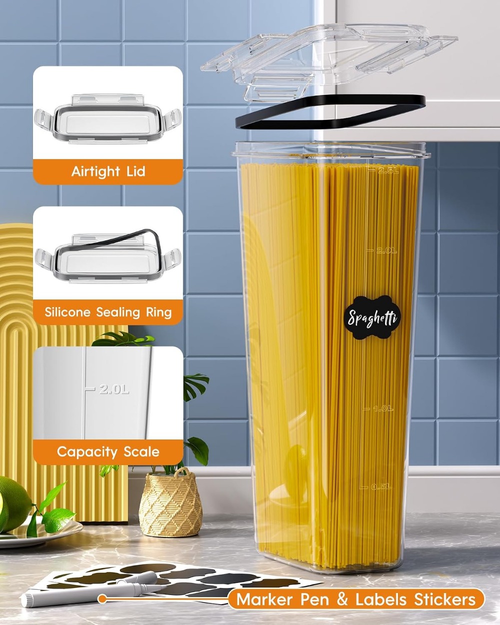 24 قطعة من حاويات تخزين الطعام - مراجعة Food Storage Containers وسعره