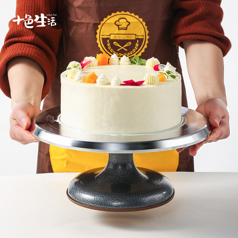 منصة دوارة لتزيين الكيك، مجموع - مراجعة Cake Decorating Turntable وسعره