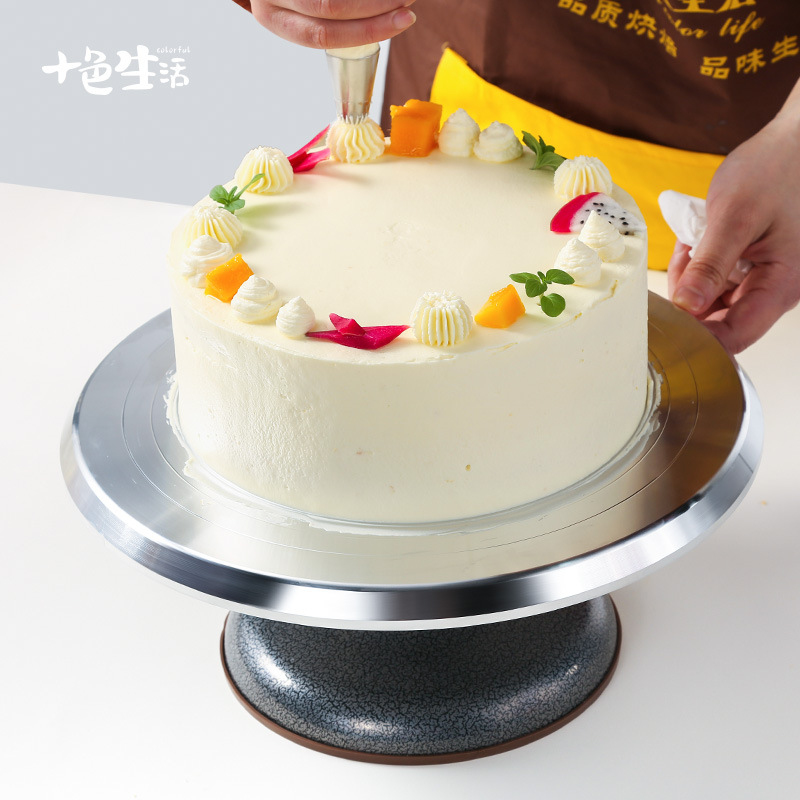 منصة دوارة لتزيين الكيك، مجموع - مراجعة Cake Decorating Turntable وسعره