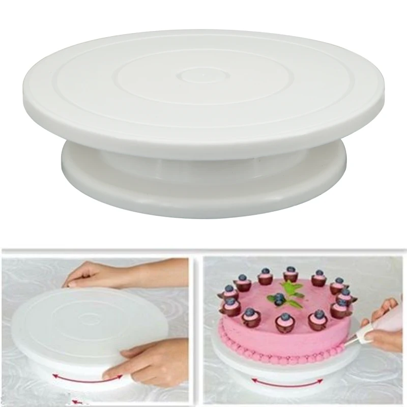 كعكة القرص الدوار حامل كعكة اك - مراجعة Cake Decorating Turntable وسعره