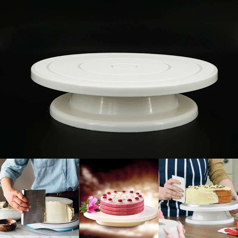 كعكة القرص الدوار حامل كعكة اك - مراجعة Cake Decorating Turntable وسعره
