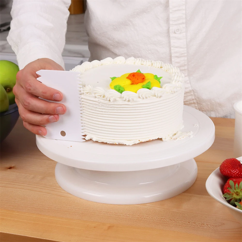 كعكة القرص الدوار حامل كعكة اك - مراجعة Cake Decorating Turntable وسعره